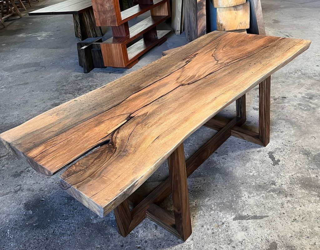 Mango Wood — Massivholz Tischplatte